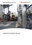 Honeywell Enraf Micro-Blender V2 Installation &amp; Operation Manual