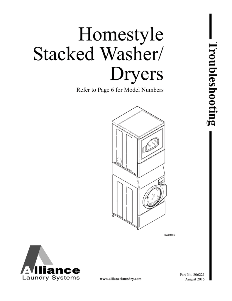 Homestyle Stacked Washer/Dryer Troubleshooting Manual Manualzz