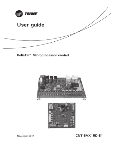 Trane User guide | Manualzz