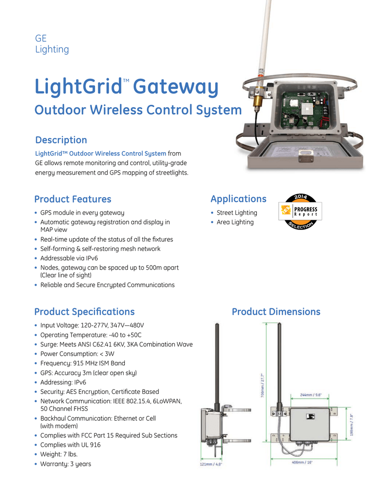 Ge Lightgrid Gateway Sheet Ctrl002 Manualzz Ge Lightgrid Gateway Sheet Ctrl002 Manualzz