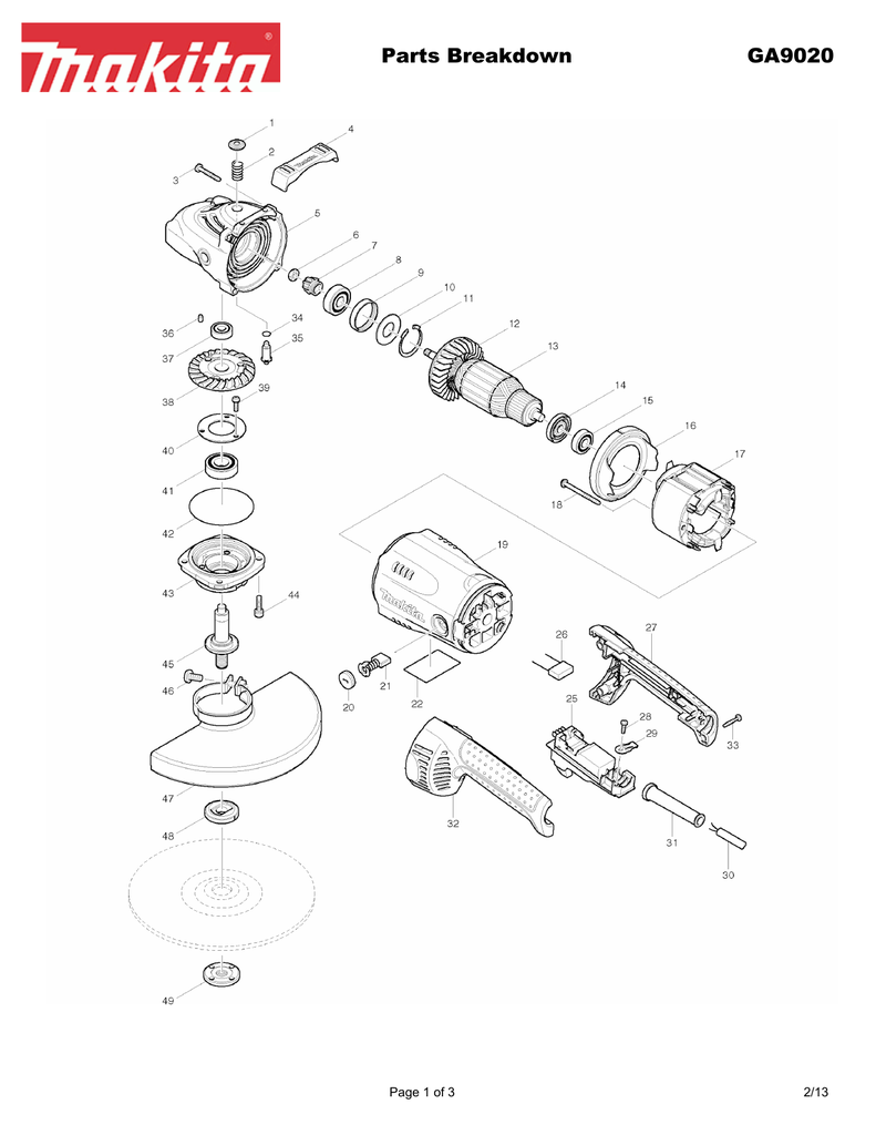 Makita 188059-8 Handle Set Makita 188059-8 Handle Set