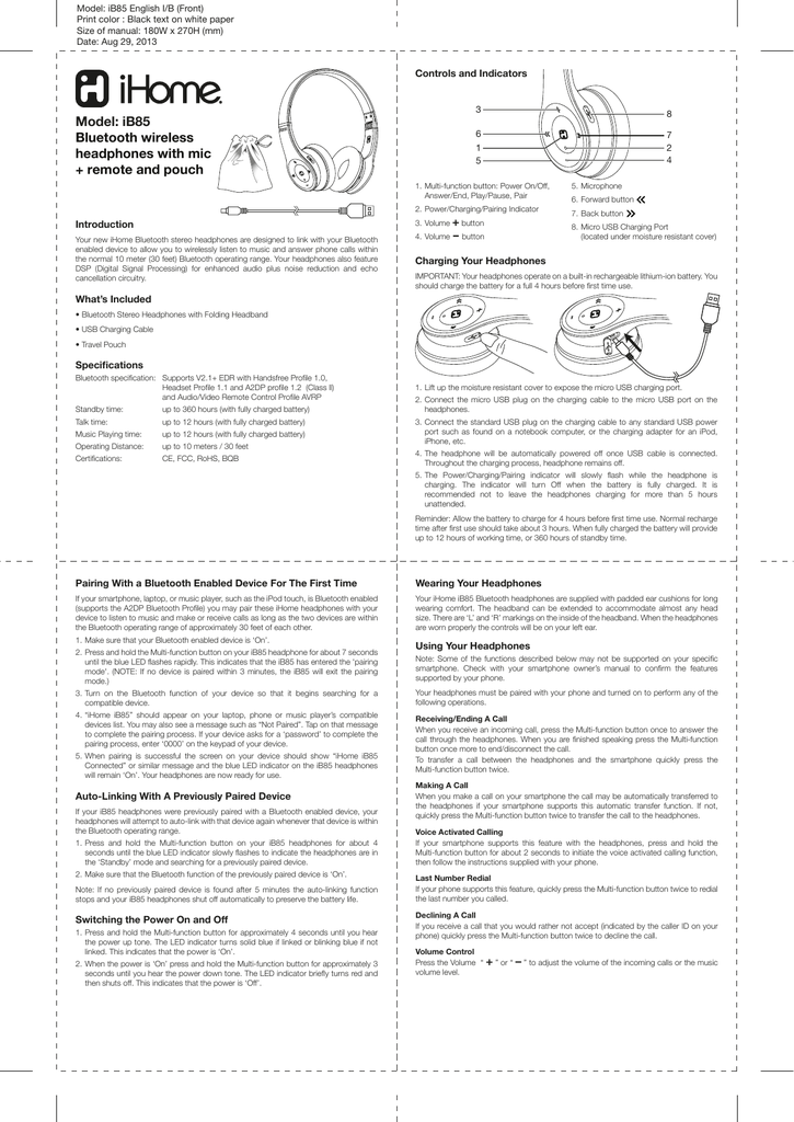 ihome ibt39 pairing