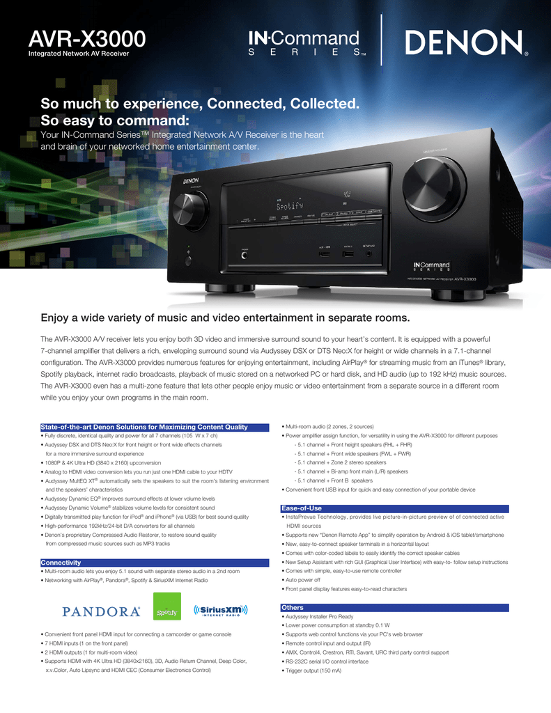 Denon avr x4800h. Denon x3000. Denon x1000. Denon AVR-x4000 характеристики. Denon AVR-x1000 фото
