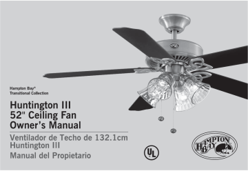 Hampton Bay Huntington III Manual & User Manual | Manualzz