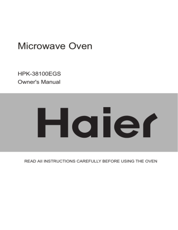 Haier HPK-38100EGS Owner's Manual | Manualzz