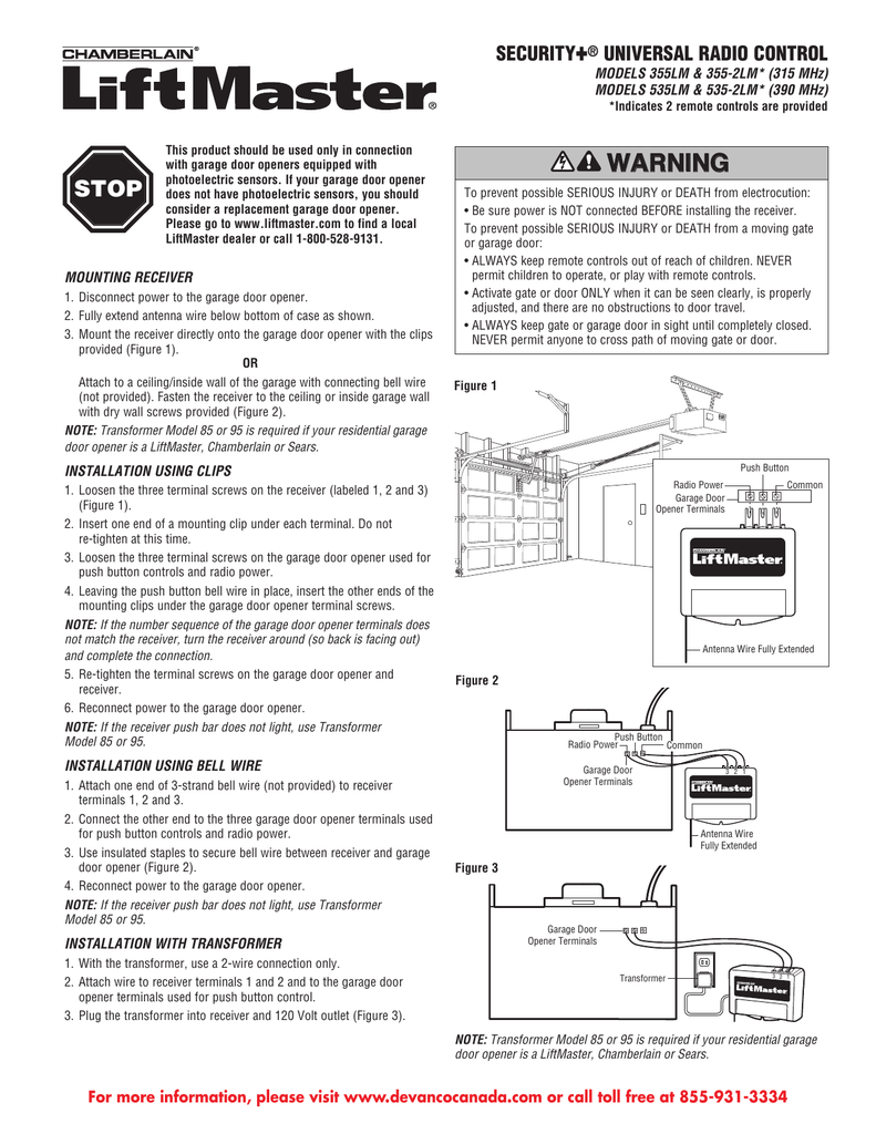 Garage Door Opener Liftmaster Instructions Dandk Organizer