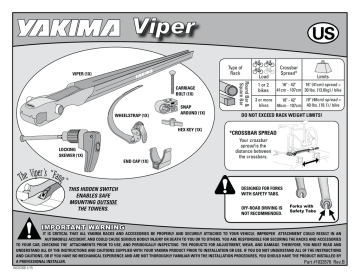 yakima viper bike mount