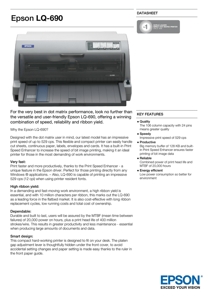 Epson Lq 690 Cnet Content Solutions Manualzz