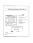 CA-520 Remote Start System Installation Instructions