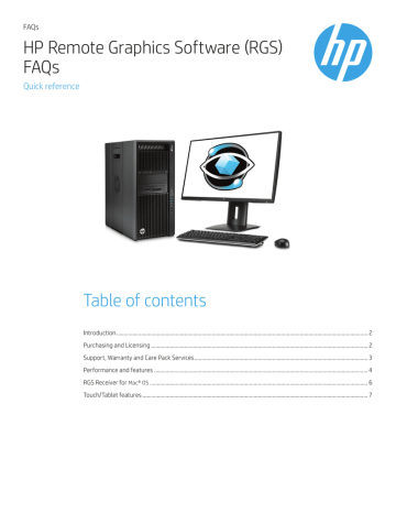 Hp Remote Graphics Software Rgs Manualzz