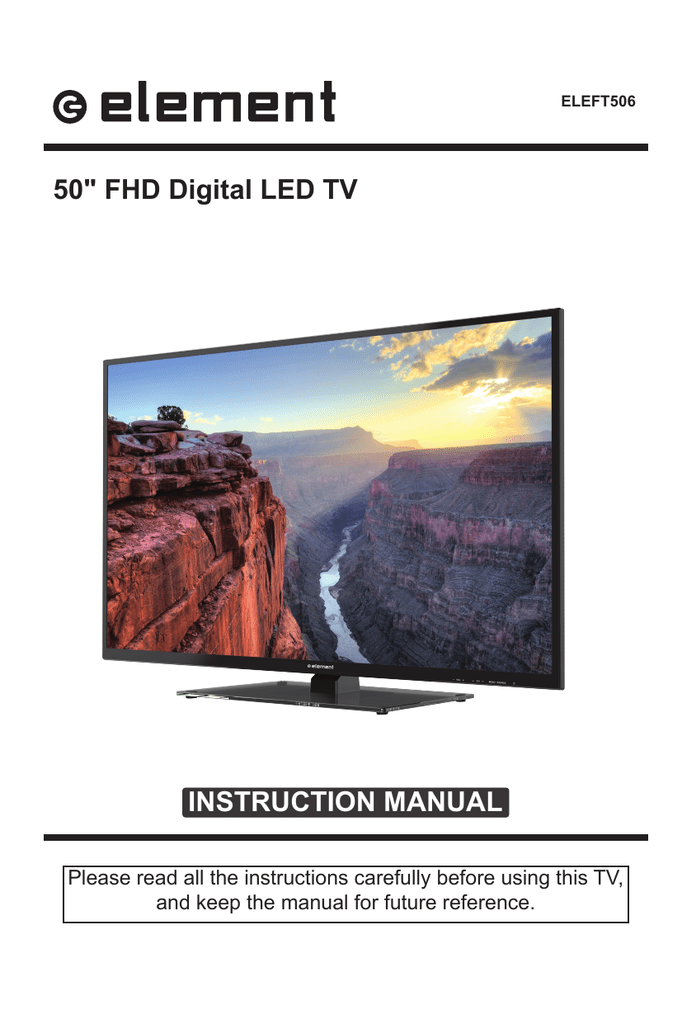 Element ELEFW504A Instruction manual | Manualzz