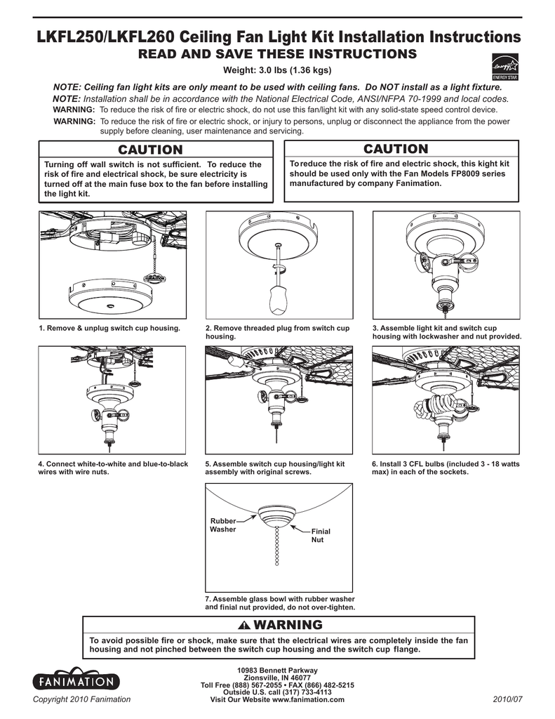 How To Assemble Install A Ceiling Fan With Light Kit Shelly Lighting