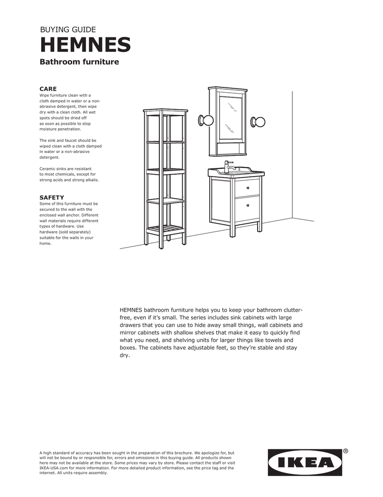 Hemnes Bathroom Buying Guide Manualzz