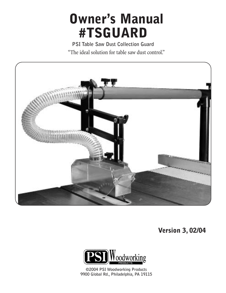 50/mo Finance PSI Woodworking TSGUARD Table Saw Dust, 52 OFF