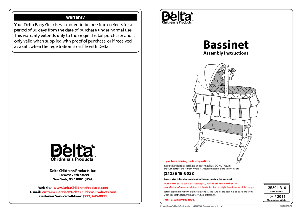delta bassinet batteries