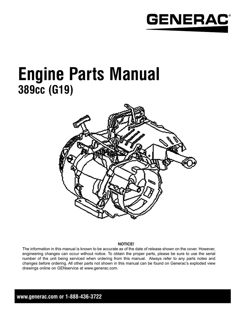 Generac Engine Parts Diagram - Derslatnaback