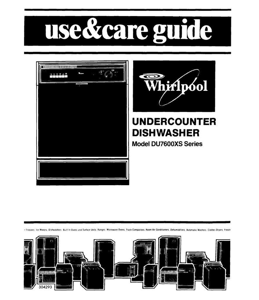 Whirlpool Dishwasher Repair Manual Manualzz