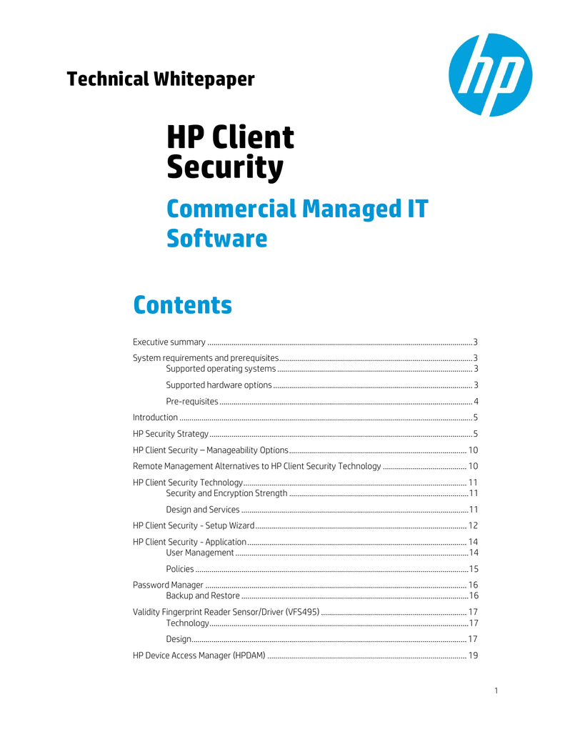 hp device access manager