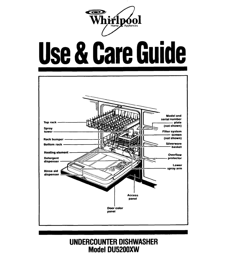 Whirlpool Dishwasher Repair Manual Manualzz