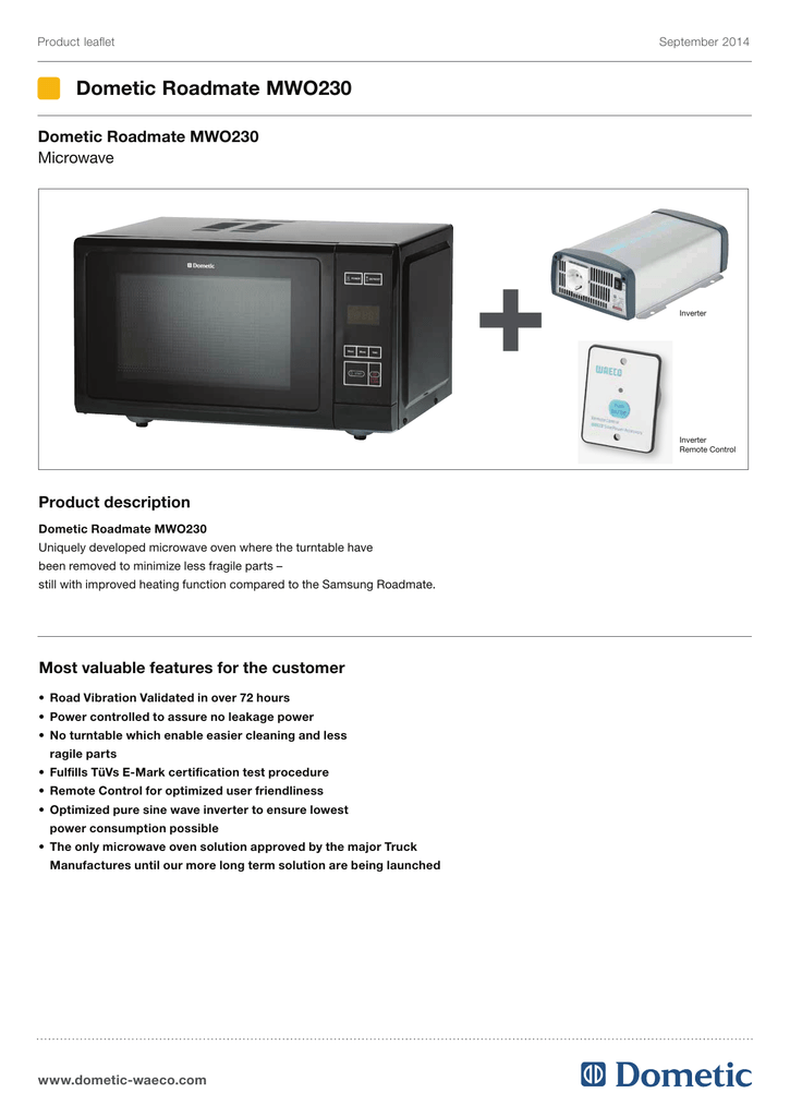 DOMETIC Professional  MWO 24 Truck Microwave Oven Installation 