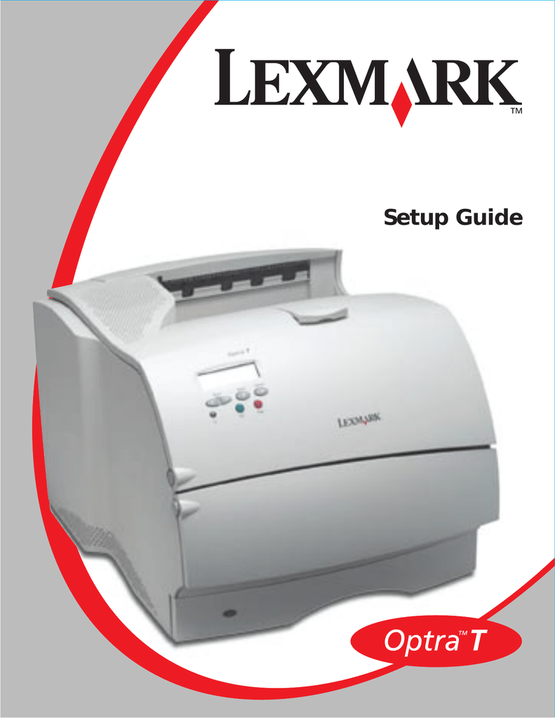 Step 6 Configure Network Printer Lexmark t1017 Optra T610 Printer Optra T 612 Optra T610 Optra T616 t1000 Optra T610 B W Laser Printer Step 6 Configure Network Printer