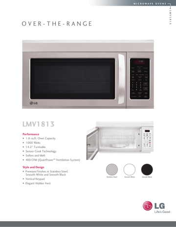 lmv1813st dimensions