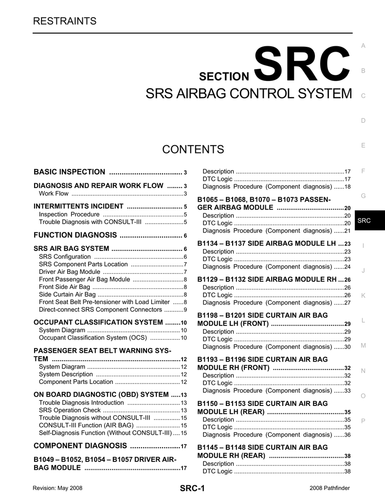 B1035 crash zone sensor location B1035 NISSAN Crash Zone Sensor. 2019