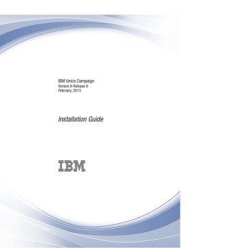 IBM Unica Campaign: Installation Guide | Manualzz