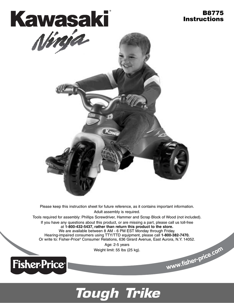 fisher price tough trike assembly video