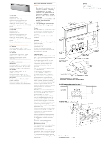 Gaggenau Specifications | Manualzz