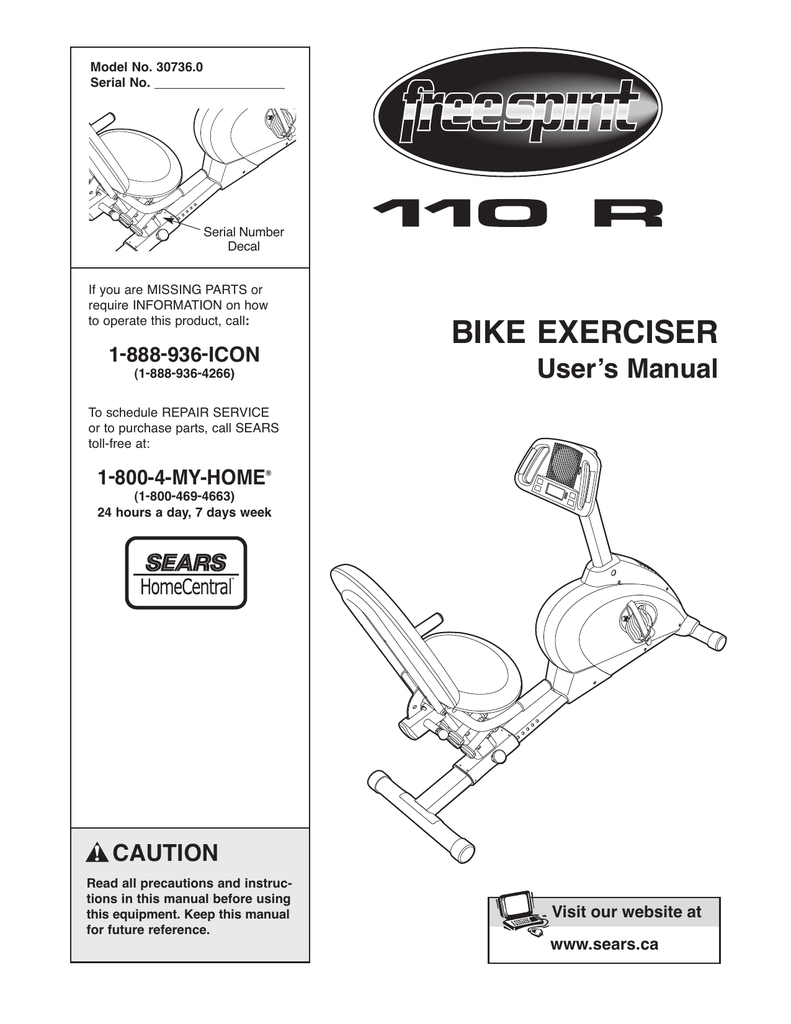 pt fitness bike manual