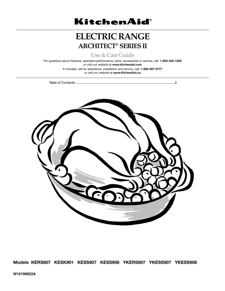 KitchenAid Range/Stove/Oven Repair | Manualzz