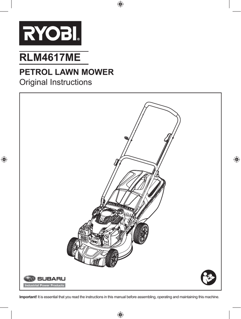 Ryobi rlm4617me 2025