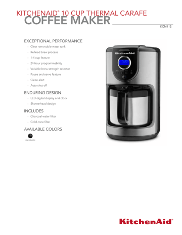 COFFEE MAKER | Manualzz
