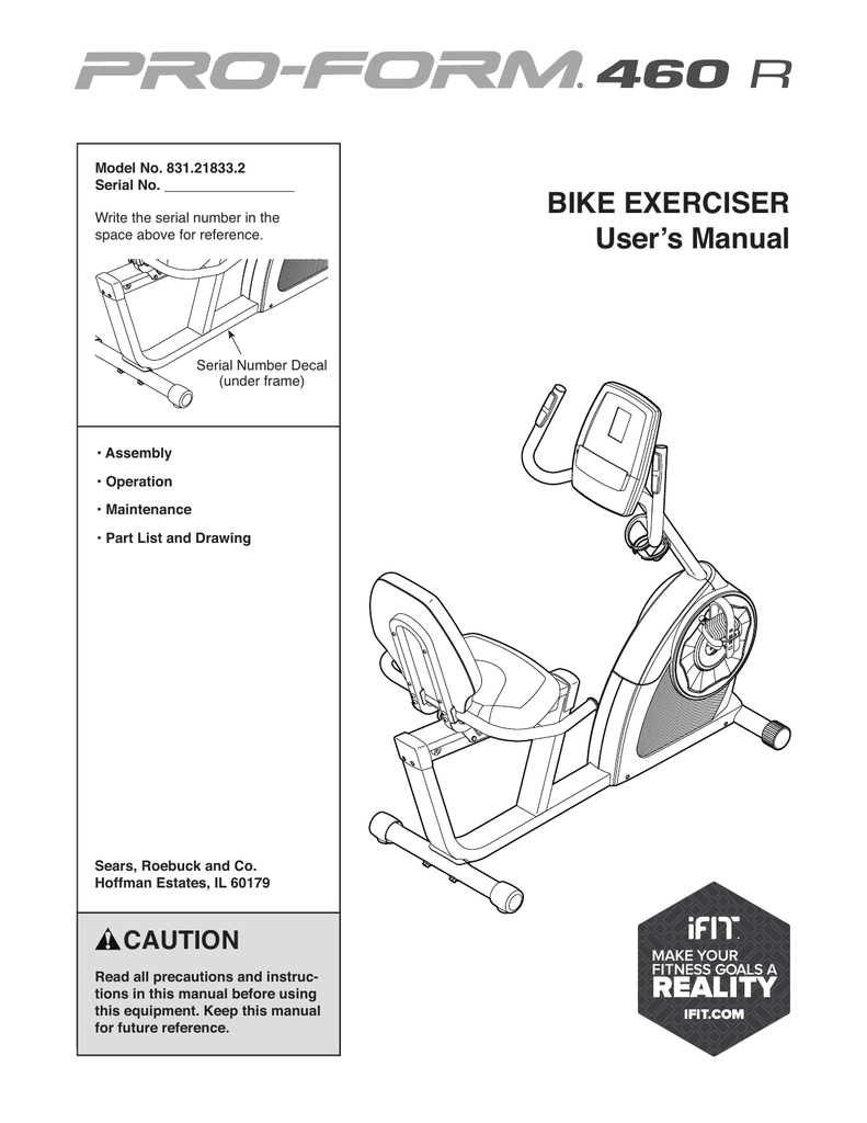 slim cycle user manual