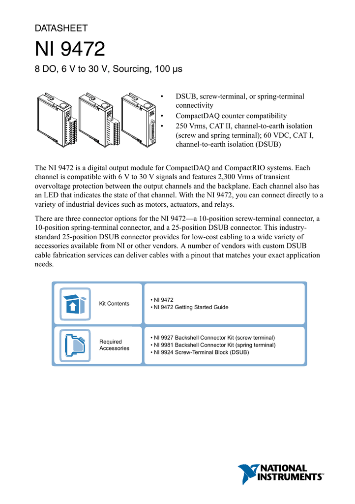 Ni 9411 Pinout Offers | www.bharatagritech.com