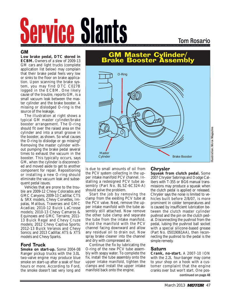 2011 ford edge brake booster replacement on Tom Rosario Gm Master Cylinder Brake Booster Assembly Manualzz
