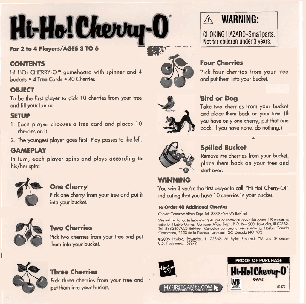 what does the dog mean in hi ho cherry o