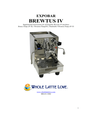 Expobar BREWTUS IV Supplemental 