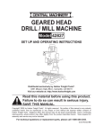 Harbor Freight Tools 42827 User manual