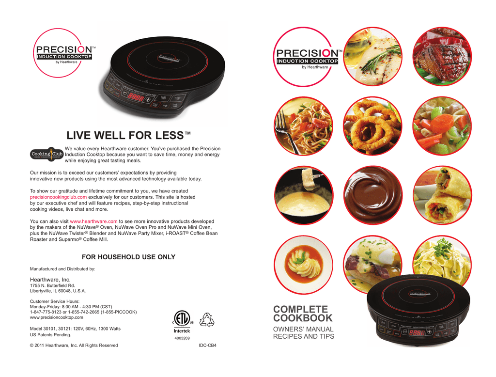 Nuwave 2 Induction Cooktop Manual 1