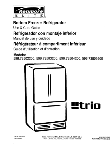 Kenmore Elite 59673503200 Owner S Manual Manualzz