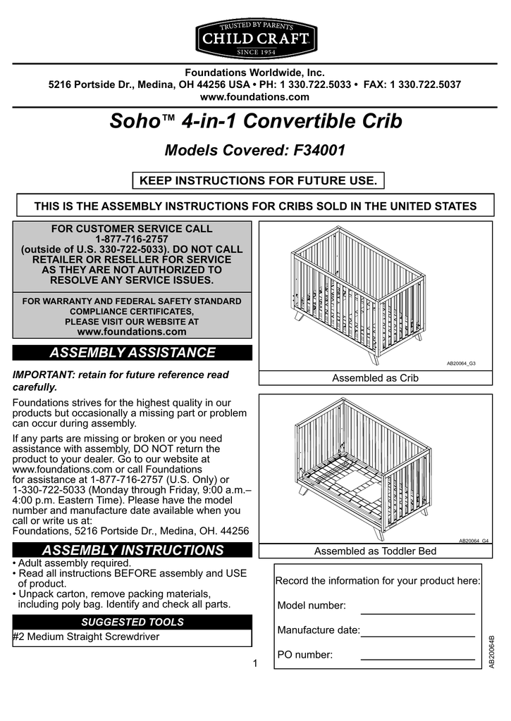 soho 4 in 1 crib