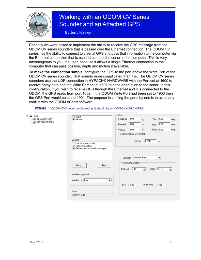 hypack nmea 0183 output