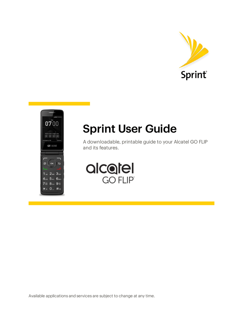 User Manual | Alcatel GO FLIP User Guide | Manualzz