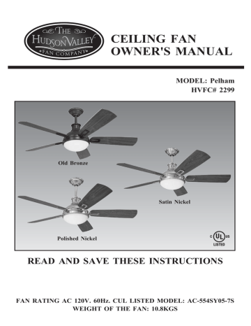 designer choice ceiling fan remote manual