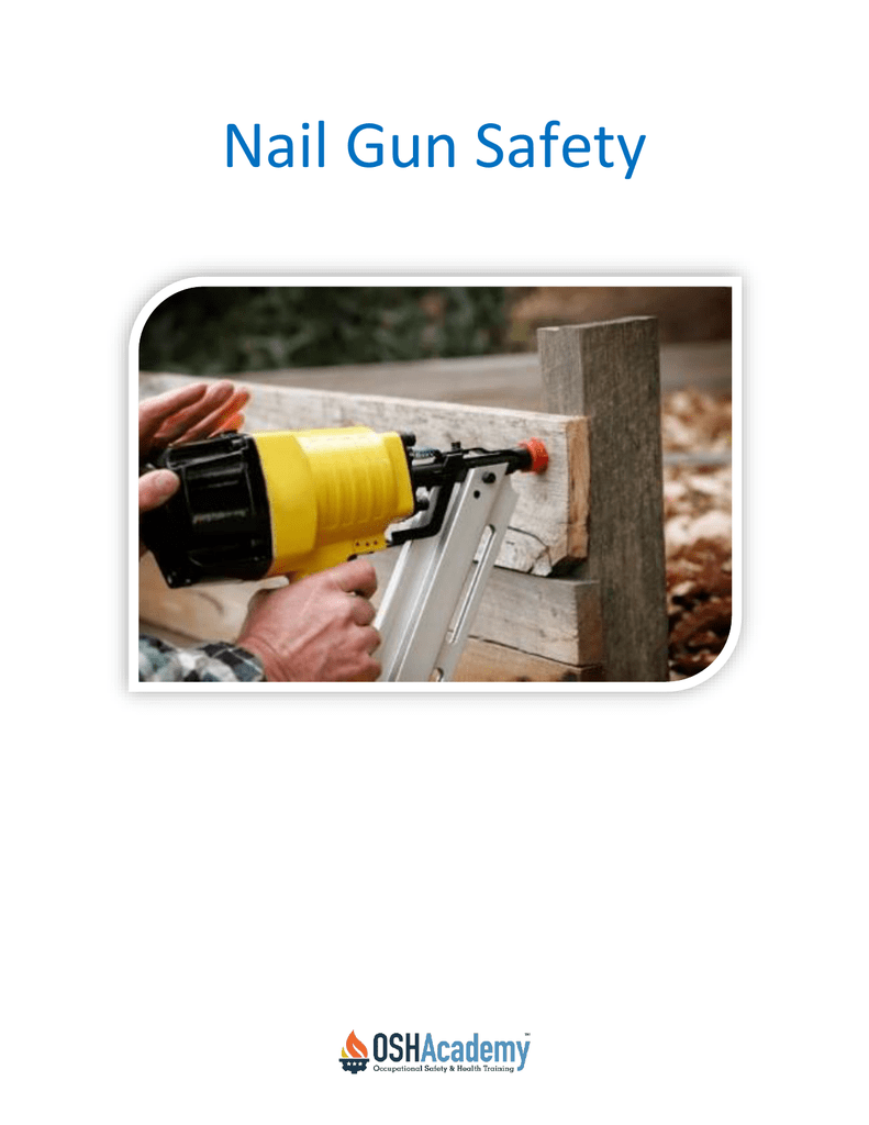 Nail Gun Safety Manualzz