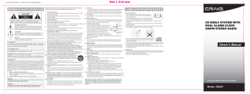 Craig CM427 Owner's manual | Manualzz