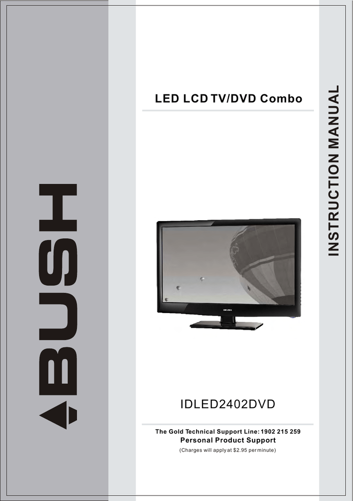 Bush IDLED2402DVD User manual instruction manual Manualzz
