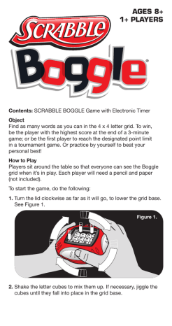 Hasbro Scrabble Boggle A0420 Instructions | Manualzz